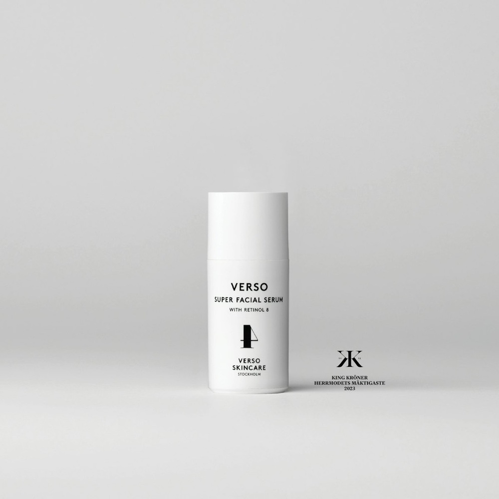 NIB VERSO SKINCARE Super Facial Serum with Retinol 8 Size 1 FL. Oz., Full Size